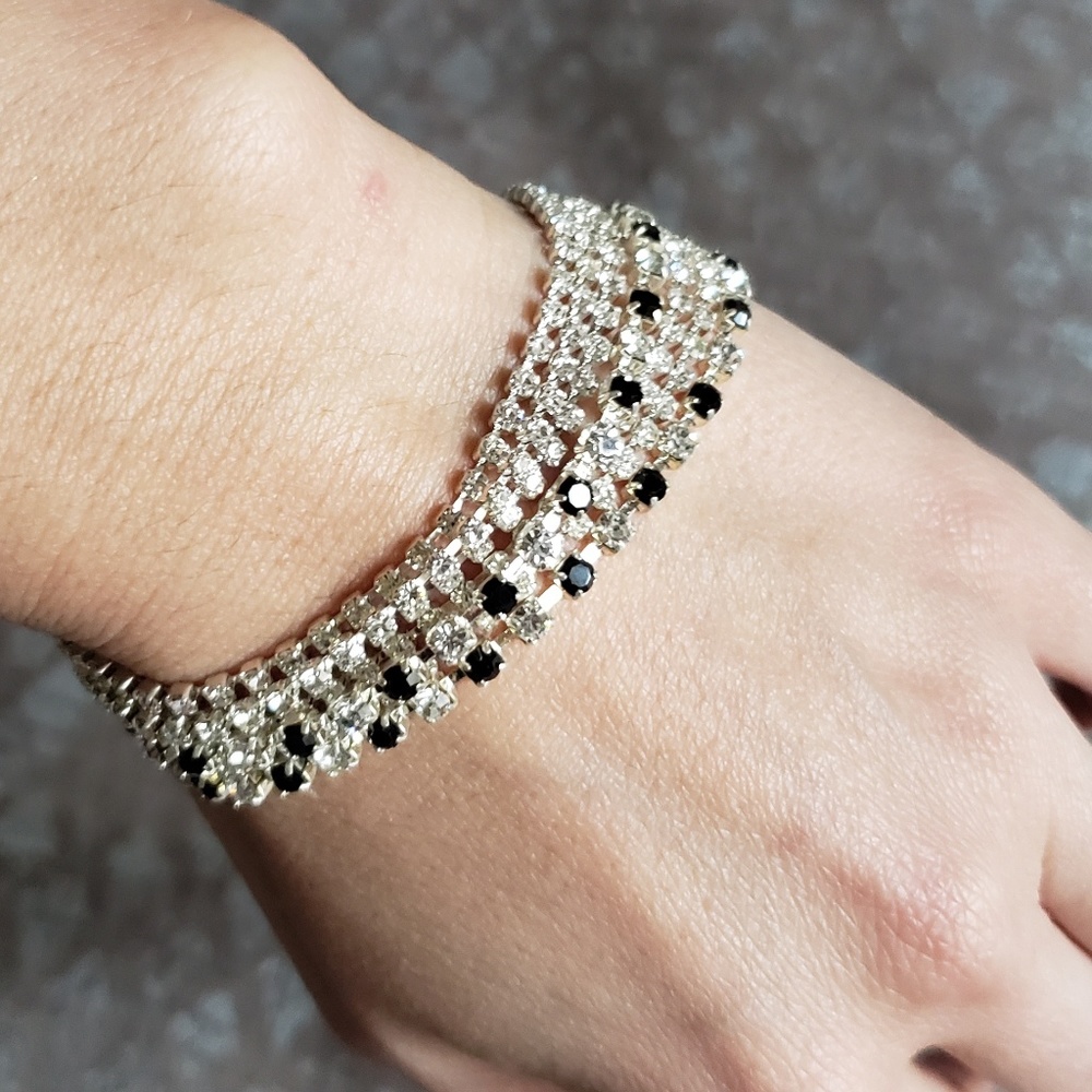 Rhinestone tennis bracelet lot, NWOT